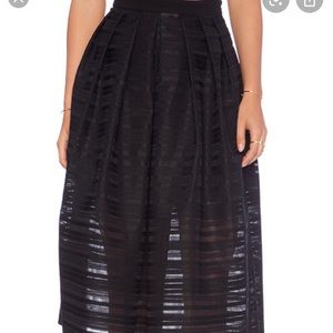 Tibi black skirt
